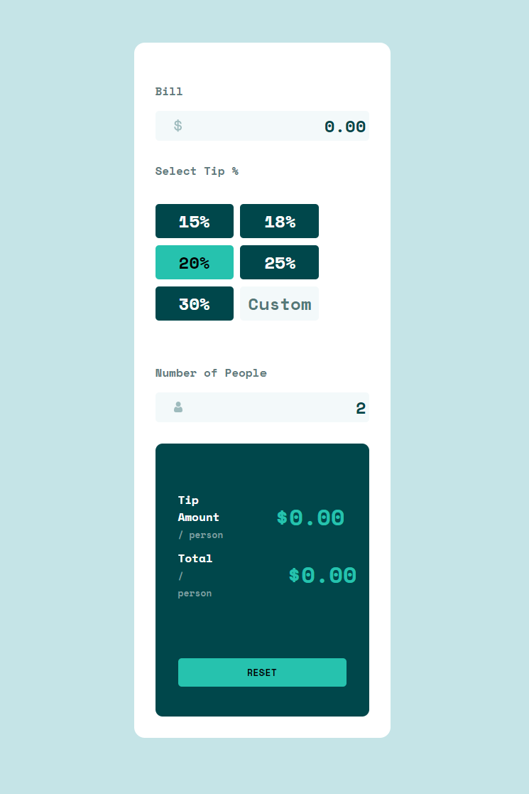 tip calculator app
